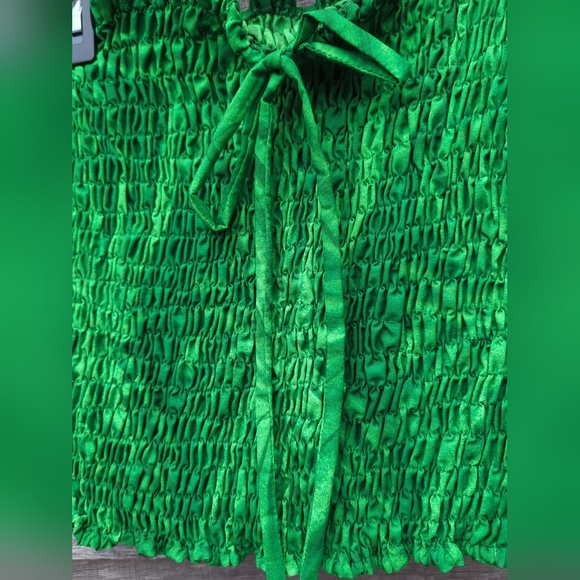 Barefoot Attitude Green Bandeau Top New Without Tags - Picture 7 of 7